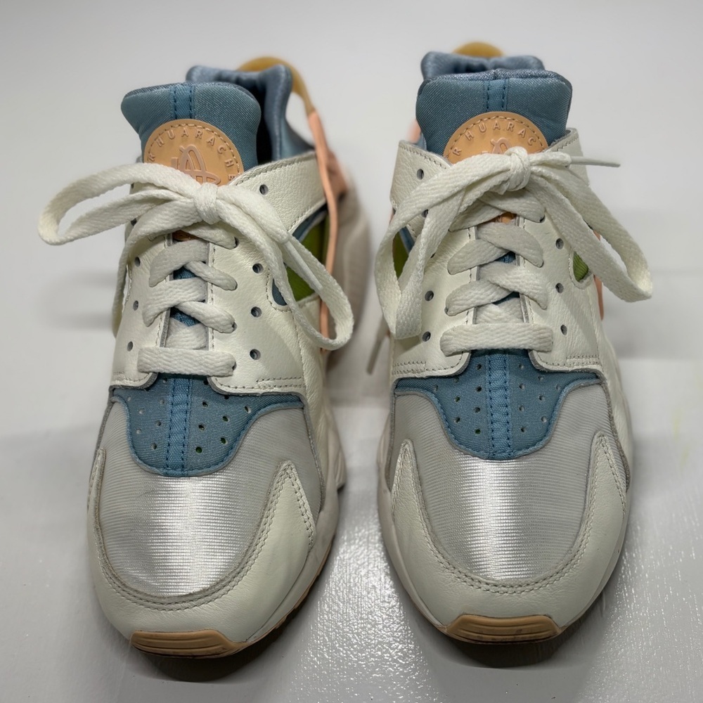 Nike Air Huarache Women’s 7.5 Pastel Multi Color Running Sneakers DQ0117-100 - Picture 4 of 11